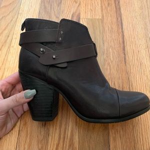 RAG & BONE Harrow Brown Leather Booties